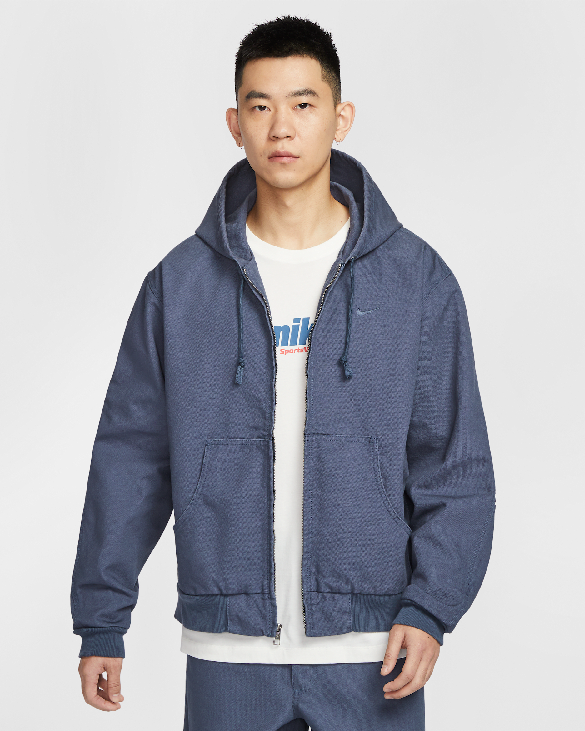 Nike Life Men's Full-Zip Unlined Jacket. Nike ID